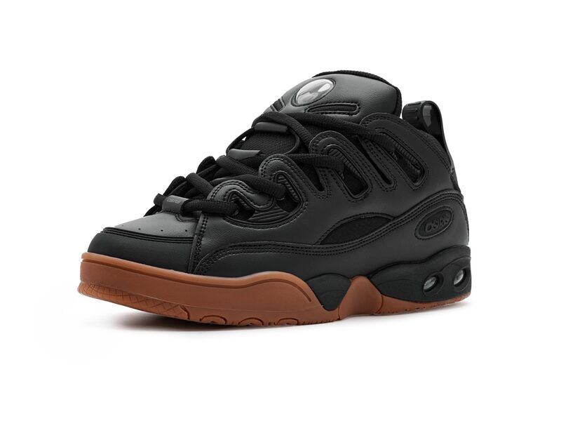 オサイラス メンズ シューズ スニーカー Osiris D3 E Black/Black/Gum 黒いこと