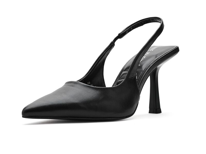 アンクライン レディース シューズ ヒール Anne Klein Itzy Black Smooth ブラック｜ReVida 店