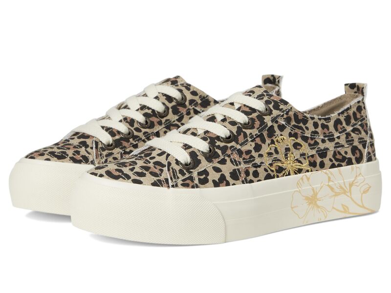 ブローフィッシュマリブ レディース シューズ スニーカー スピード競技 Blowfish Malibu Sadie-sun 10 Lace-up Shoes Leopard 毛の荒物
