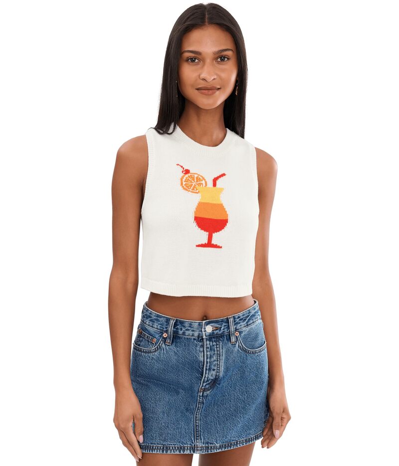 ウミーユアムーム レディース トップス プルオーバー Show Me Your Mumu Milo Tank Cocktail Graphic Knit