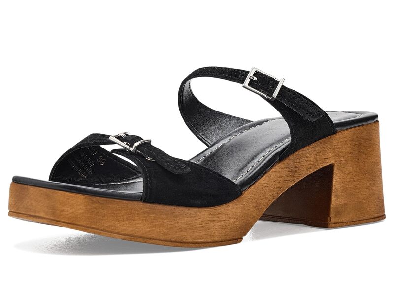 フリーピープル レディース シューズ ヒール Free People Beck Buckle Clogs Black Tide Suede ブラック｜ReVida 店 24,336円