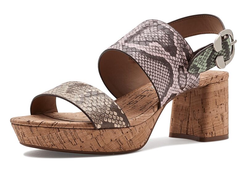 エアロソールズ レディース シューズ 踵 Aerosoles Camera Multi Faux Snake Print マルチ色つや