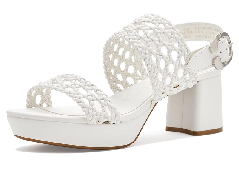 エアロソールズ レディース シューズ 踵 Aerosoles Camera White Faux Embossed 白いこと