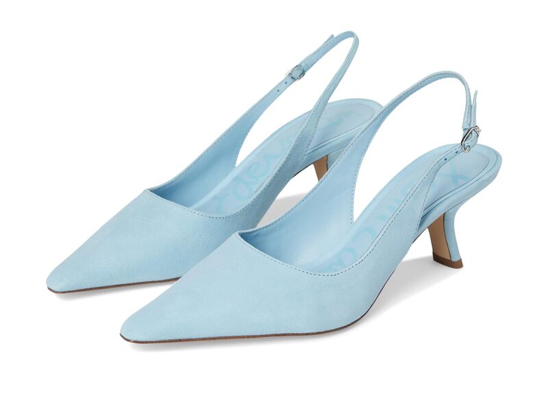サムエデルマン レディース シューズ 踵 Sam Edelman Bianka Sling Spring Blue Sd 青み