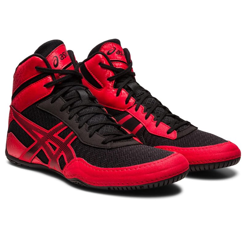アシックス メンズ シューズ スニーカー ASICS Matcontrol 3 Wrestling Shoe Black/Classic Red 黒いこと