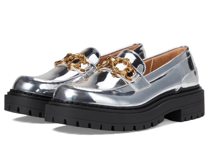 サーカス NY バイ サムエデルマン レディース シューズ スリッポン・ローファー Circus NY by Sam Edelman Ella Soft Silver しろがね色