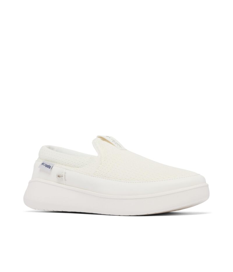 コロンビア レディース シューズ Columbia Boatside Breathe PFG Sea Salt/Cloud Grey 薄墨色