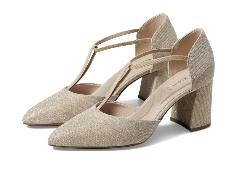 アンクライン レディース シューズ 踵 Anne Klein Baylie Platinum Fabric