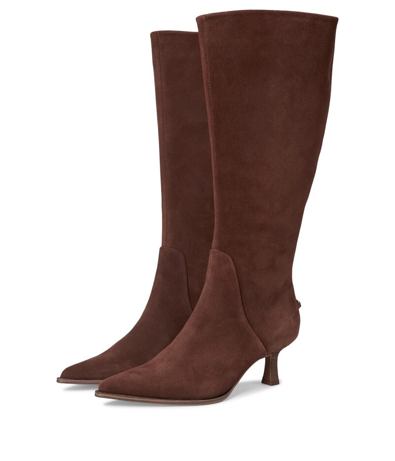 サーカス NY バイ サムエデルマン レディース シューズ ブーツ・レインブーツ Circus NY by Sam Edelman Yulia Deepecan Suede Wide Calf｜ReVida 店