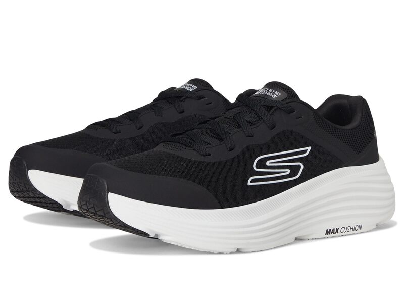 スケッチャーズ メンズ シューズ スニーカー SKECHERS Max Cushioning Endeavour Black/White 白いこと