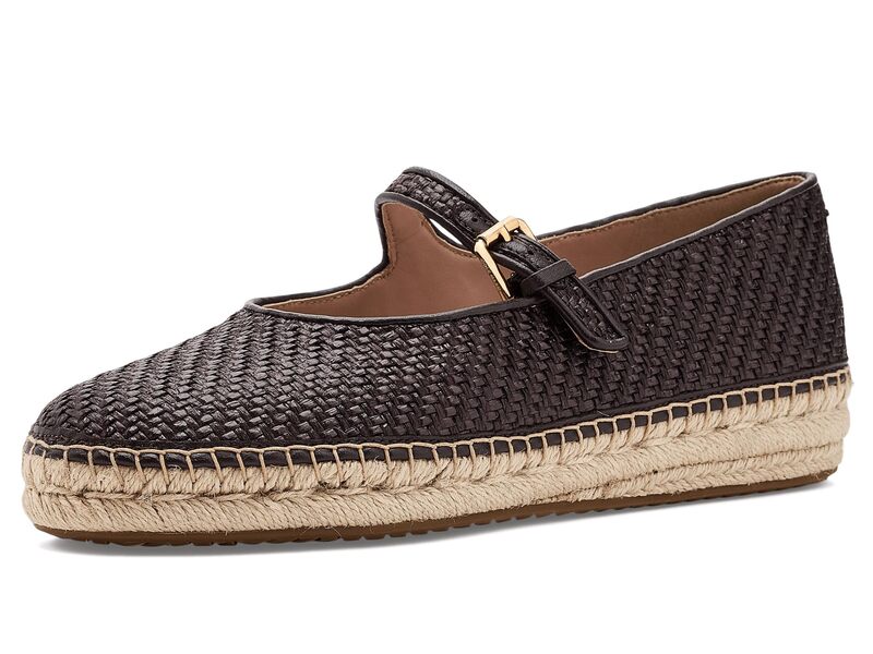 コールハーン レディース シューズ サンダル Cole Haan Cloudfeel Asbury Mary Jane Ballet Flats Dark Brown Raffia ブラウン｜ReVida 店