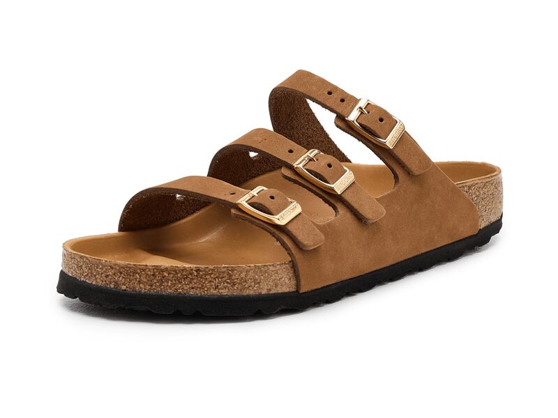 ビルケンシュトック レディース シューズ サンダル Birkenstock Florida - Nubuck Mink ミンク|ReVida 店