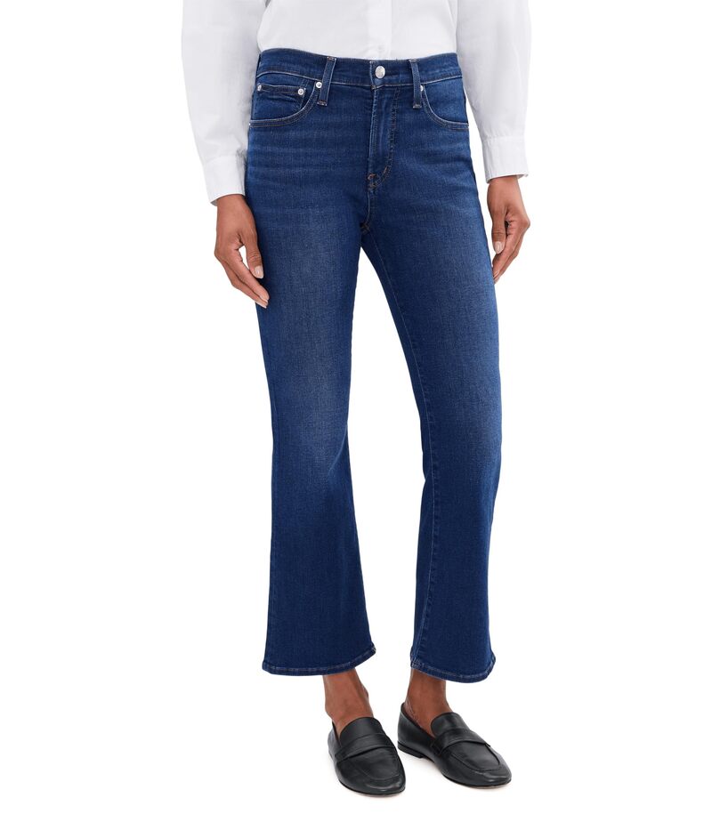メイドウェル レディース ボトムス デニムパンツ Madewell The Stretch Flare Crop Jean in Osgoode Wash|ReVida 店