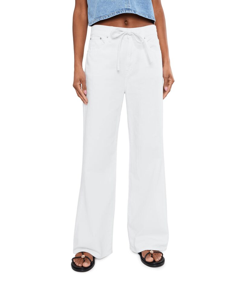 メイドウェル レディース ボトムス カジュアルパンツ Madewell Ultimate Wide in Tile White ホワイト|ReVida 店