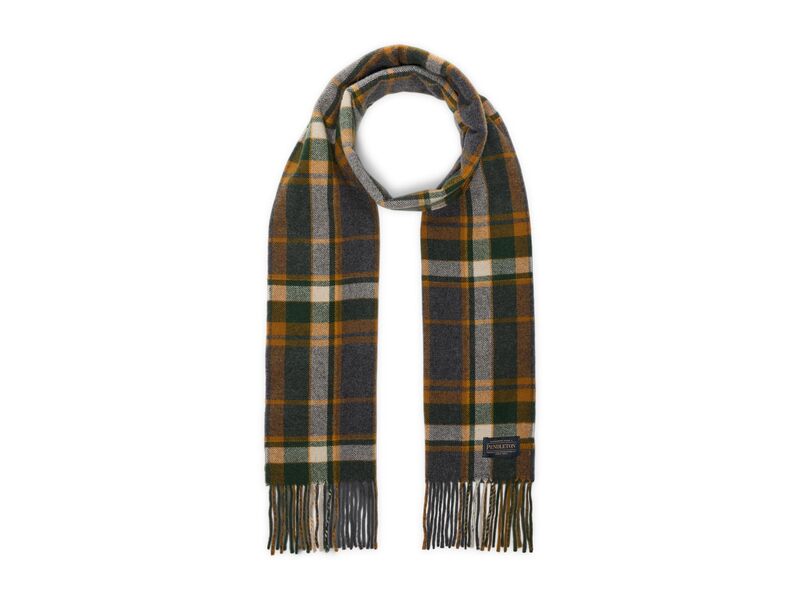 ペンドルトン メンズ アクセサリー マフラー・ストール・スカーフ ウール Pendleton Whisperwool Muffler Charcoal Multi Plaid チャコール｜ReVida 店 20,221円