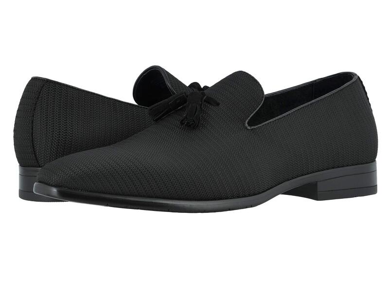 ステイシーアダムス メンズ シューズ スリッポン・ローファー Stacy Adams Tazewell Plain Toe Slip-On Black ブラック|ReVida 店