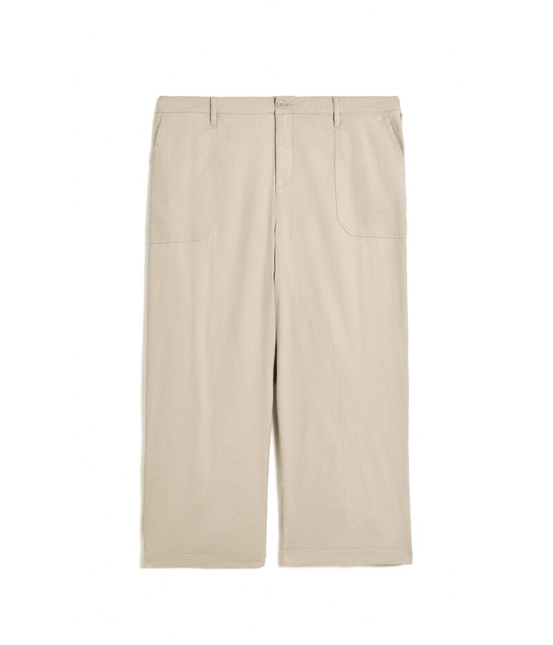 エヌワイディージェイ レディース ボトムス カジュアルパンツ ワイドレッグ プラスサイズ クロップド NYDJ Plus Wide Leg Cropped Cargo Feather|ReVida 店