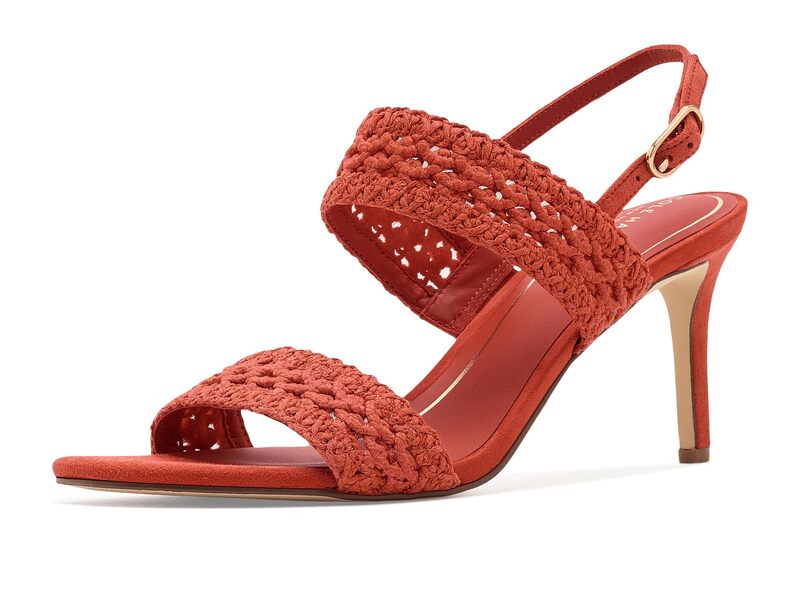 コールハーン レディース シューズ ヒール サンダル Cole Haan Harlan Double Band Sandalsummer Fig Woven Fabric/Leather｜ReVida 店