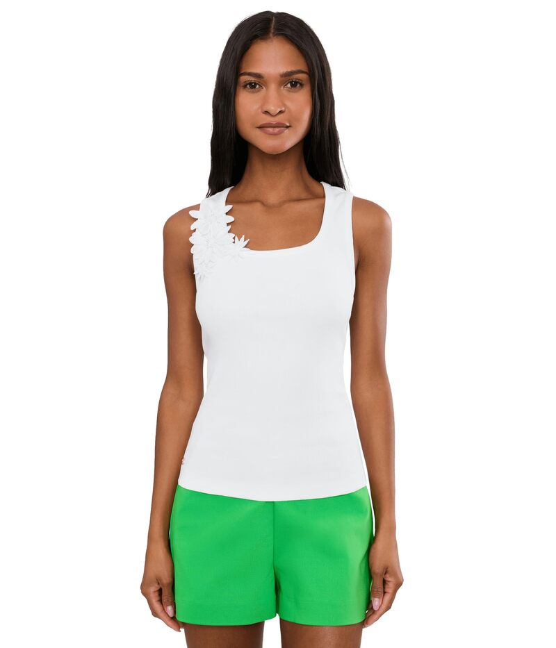 リリーピュリッツァー レディース トップス シャツ ニット Lilly Pulitzer Aricia Knitop Resort White ホワイト｜ReVida 店