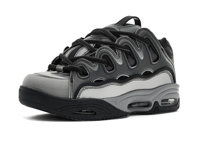 オサイラス メンズ シューズ スニーカー Osiris D3 2001 Silver/Black/Holo ブラック｜ReVida 店