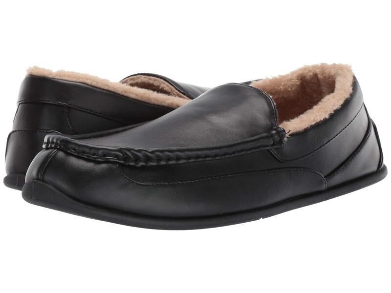 ディアースタッグス メンズ シューズ サンダル Deer Stagspun Slipper Black Smooth ブラック|ReVida 店
