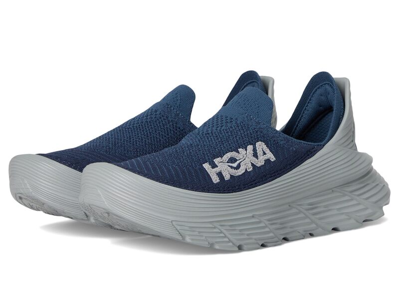 ホカオネオネ メンズ シューズ スニーカー HOKA Restore TC Varsity Navy/Stellar Grey グレー｜ReVida 店