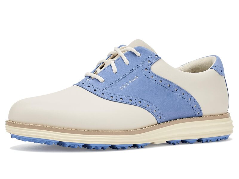 コールハーン レディース シューズ スニーカー Cole Haan OriginalGrand Saddle Golf Ivory/Hydrangnea/Ivory Waterproof アイボリー|ReVida 店