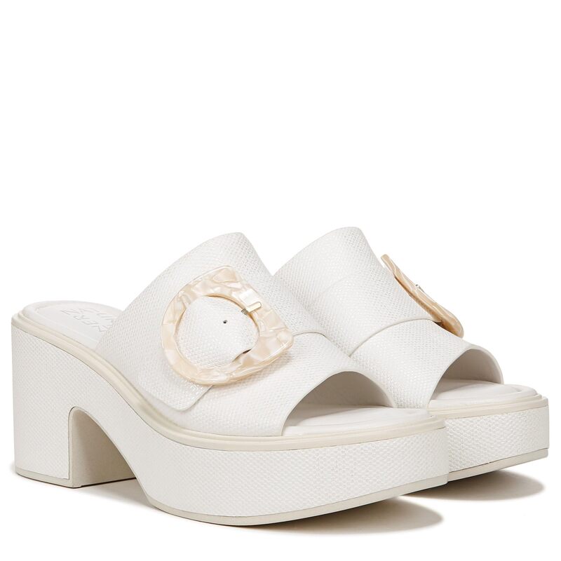 ナチュライザー レディース シューズ サンダル Naturalizer Clara Bright White ホワイト|ReVida 店