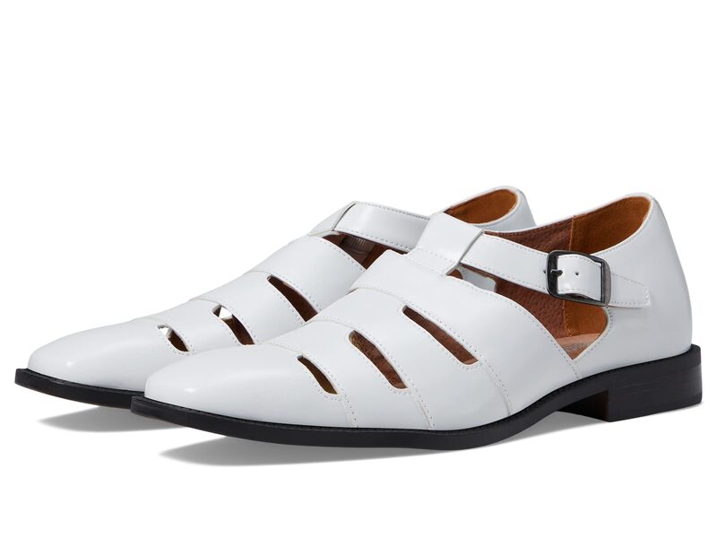 ステイシーアダムス メンズ シューズ サンダル Stacy Adams Calderon City Sandal White ホワイト｜ReVida 店