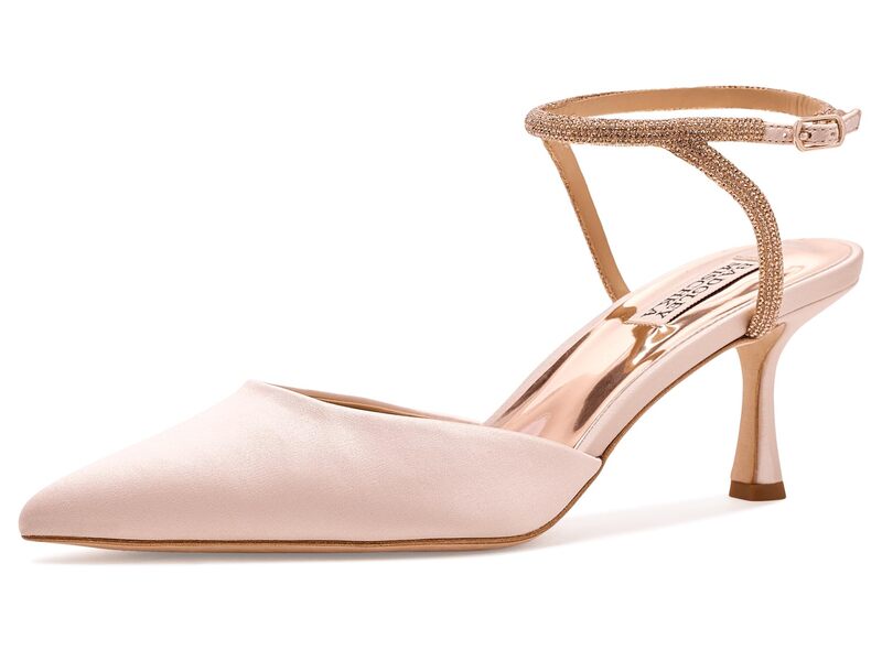 バッジェリーミシュカ レディース シューズ サンダル Badgley Mischkautumn Champagne Satin シャンパン|ReVida 店
