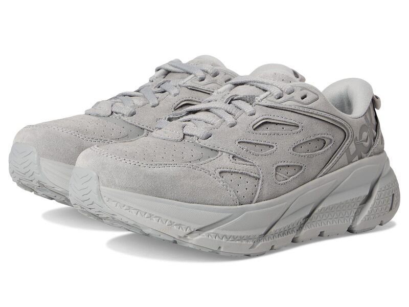 ホカオネオネ メンズ シューズ スニーカー スエード HOKA Clifton L Suede Limestone/Limestone｜ReVida 店