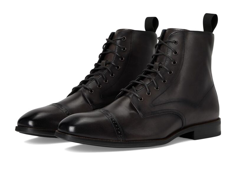 ステイシーアダムス メンズ シューズ ブーツ・レインブーツ キャップ レース Stacy Adams Henry Cap Toe Lace-Up Boot Gray グレー|ReVida 店