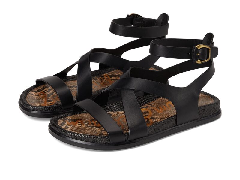サムエデルマン レディース シューズ ヒール Sam Edelman Delia Black Leather ブラック|ReVida 店
