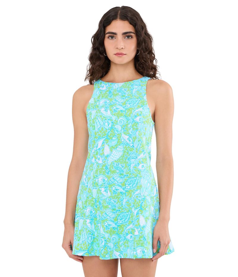 リリーピュリッツァー レディース トップス ワンピース Lilly Pulitzer Westley Active Dress Upf Day Dream Blue Throw Me A Line ブルー｜ReVida 店