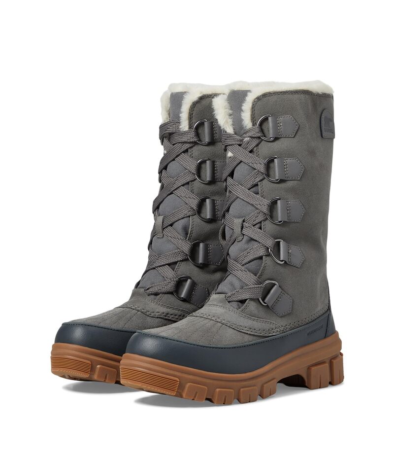 ソレル レディース シューズ ブーツ・レインブーツ トール SOREL Tivoli V Tall Waterproof Quarry/Grill|ReVida 店