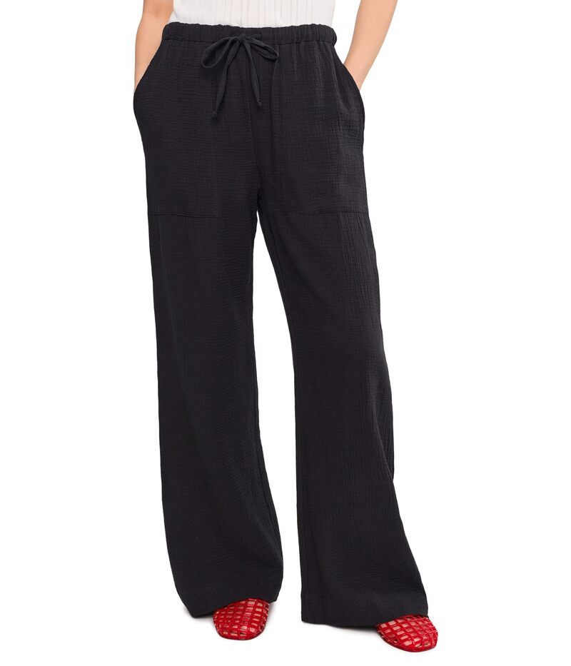 ファレティ レディース ボトムス カジュアルパンツ Faherty Laidback Gauze Pants Black ブラック|ReVida 店