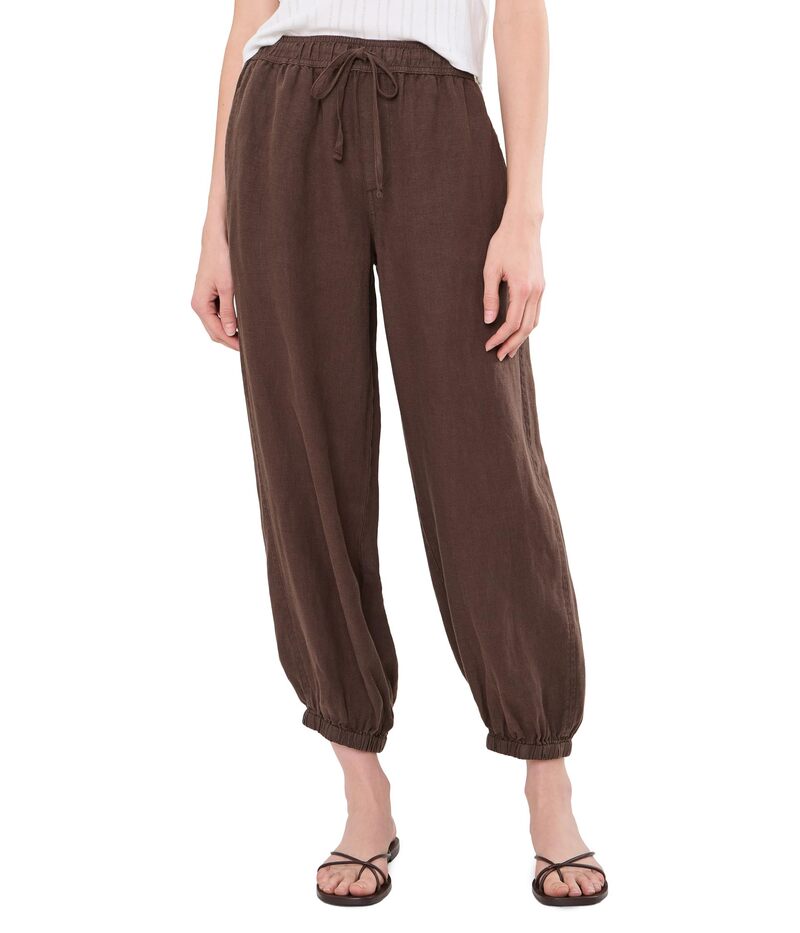 サンクチュアリー レディース ボトムス カジュアルパンツ リネン Sanctuary Melody Micro Linen Balloon Rich Soil|ReVida 店