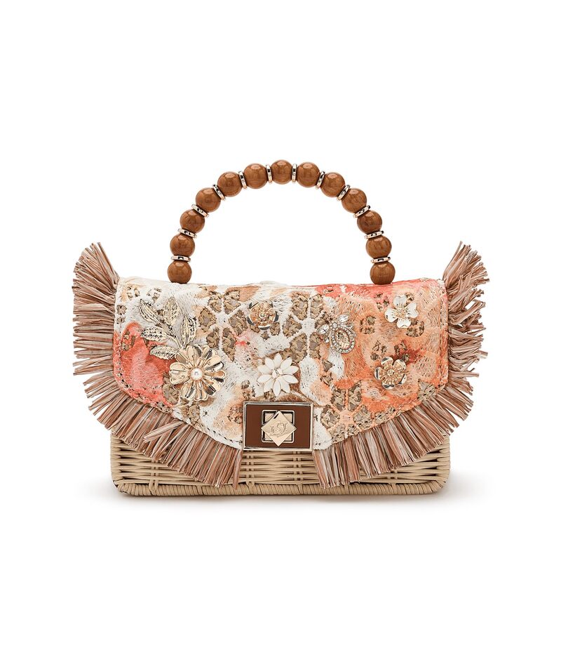 デューンロンドン レディース バッグ Dune London Blooms Orange オレンジ｜ReVida 店