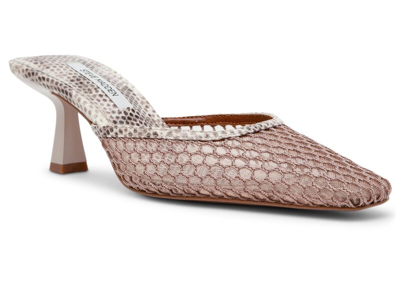 スティーブ マデン レディース シューズ サンダル Steve Madden Alyse Natural Snake Mesh|ReVida 店