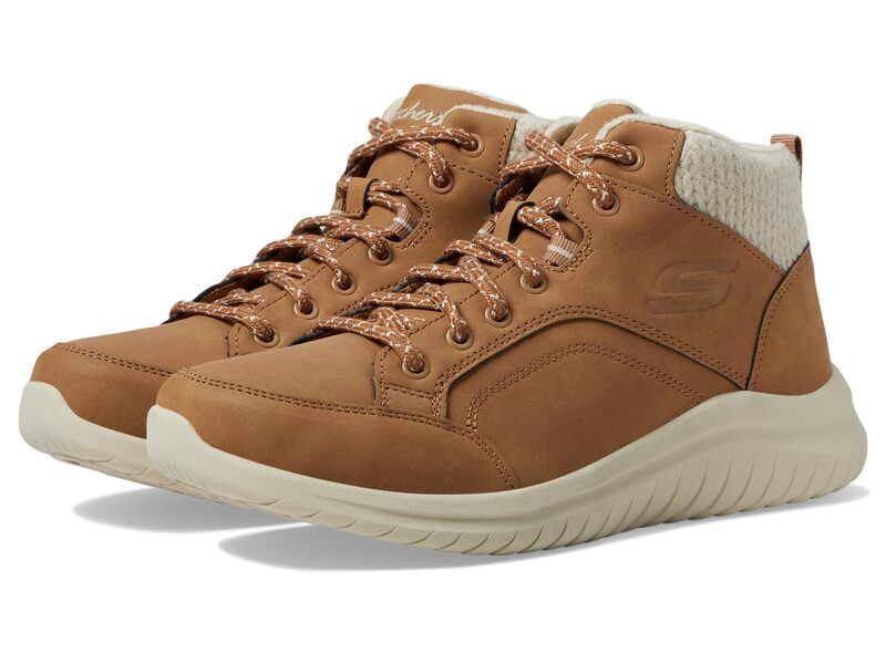 スケッチャーズ レディース シューズ ブーツ・レインブーツ SKECHERS Ultra Flex 2.0 - Casual Mix Chestnut|ReVida 店