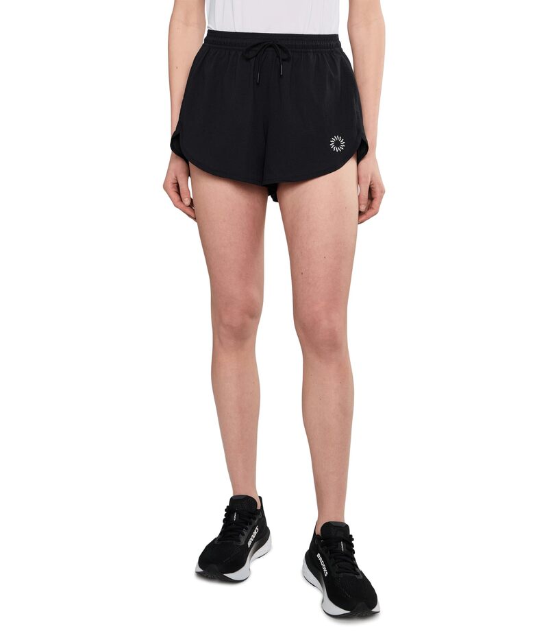 ブルックス レディース ボトムス ハーフパンツ・ショーツ ショートパンツ Brooks Movement 3" Dolphin Shorts Black ブラック｜ReVida 店