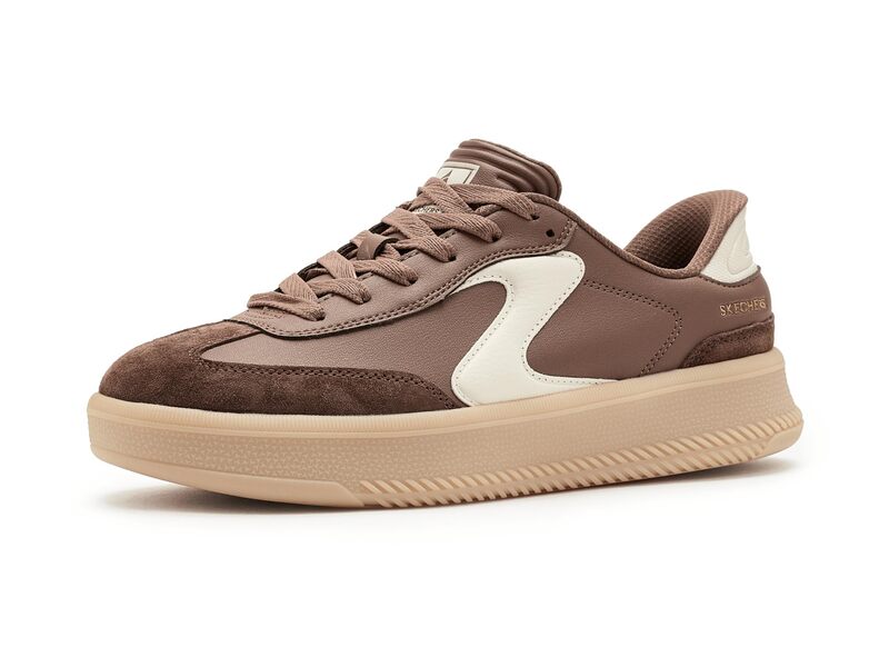 スケッチャーズ レディース シューズ スニーカー SKECHERS Hotshot Hi-Lifted Luxe Brown ブラウン｜ReVida 店