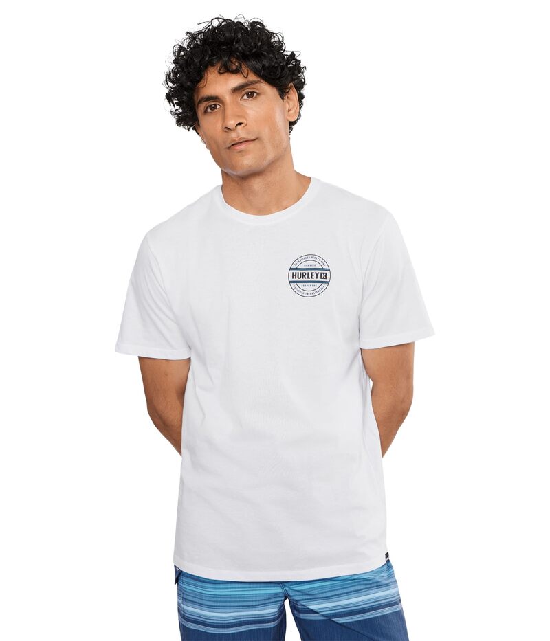 ハーレー メンズ トップス シャツ Hurley Filler Short Sleeve White ホワイト｜ReVida 店