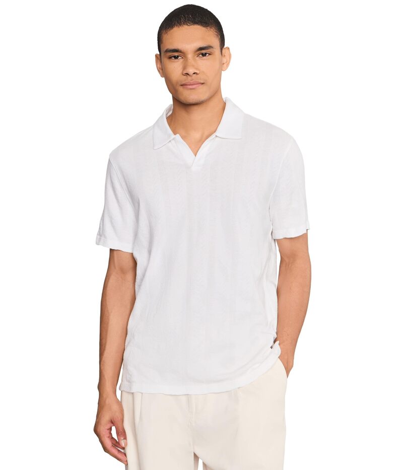 ジョンバルベイトス メンズ トップス シャツ John Varvatos Zion Polo K6171f26 Salt|ReVida 店