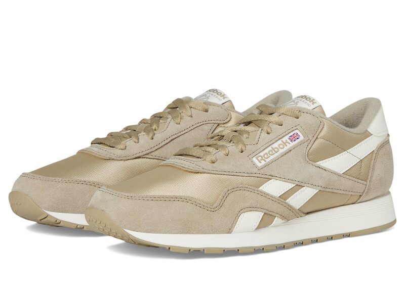 リーボック メンズ シューズ スニーカー ナイロン Reebok Lifestyle Classic Nylon Mushroom/Mushroom/Chalk チョーク|ReVida 店