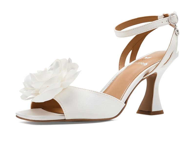 ジェイレニー レディース シューズ ヒール サンダル アンクル J. Renee Pomeline Ankle Strap Sandals White ホワイト｜ReVida 店