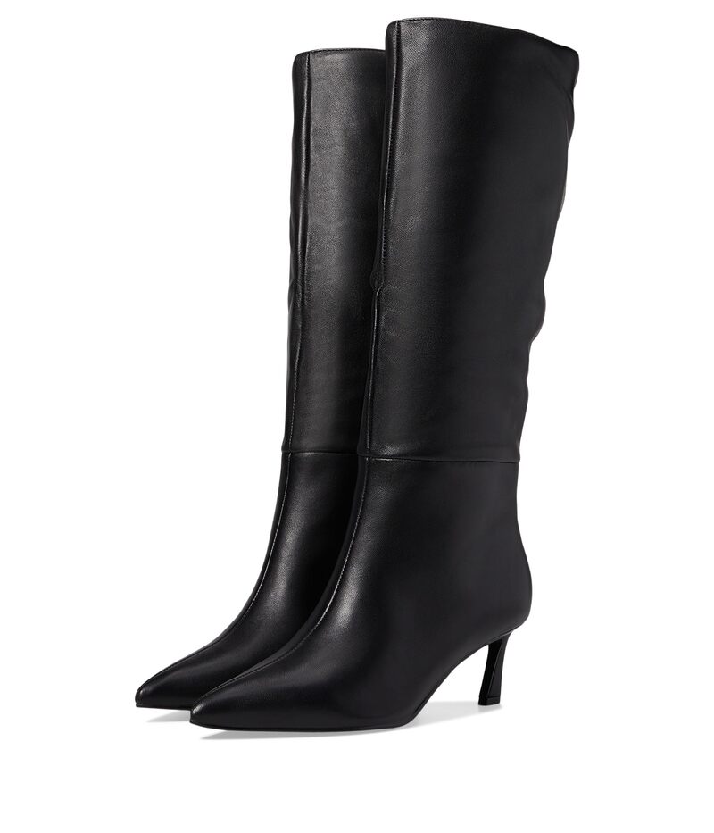 スティーブ マデン レディース シューズ ブーツ・レインブーツ Steve Madden Lavan Black Leather ブラック｜ReVida 店