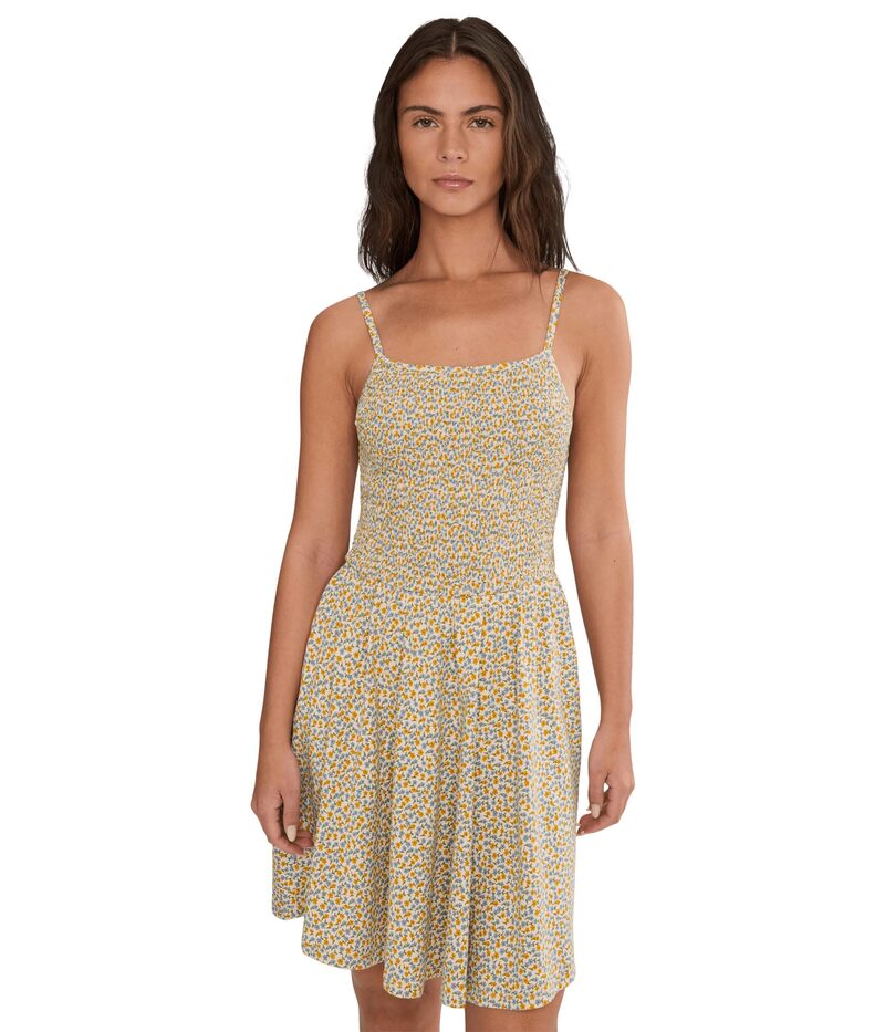 ドード アンドコー レディース トップス ワンピース Toad&Co Camellia Tank Dress Gold Print ゴールド｜ReVida 店 29,480円