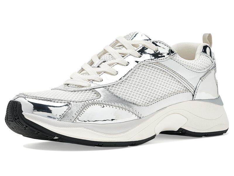 ナチュライザー レディース シューズ ヒール Naturalizer Zoie White/Silver Mesh ホワイト|ReVida 店