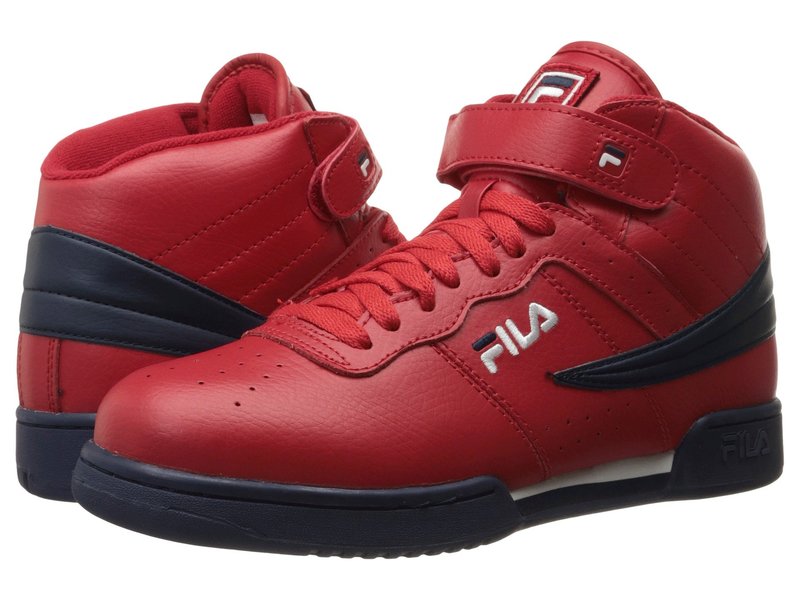 人気no 1 本体 フィラ メンズ スニーカー シューズ F 13v Leather Synthetic Fila Red Fila Navy White 60 Off Fcipty Com